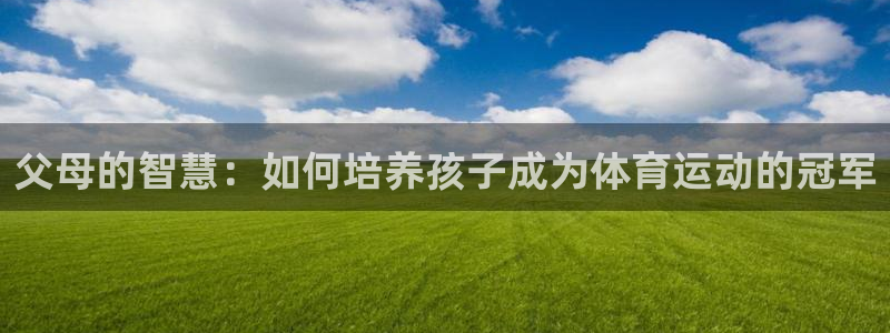飞速体育直播大厅：父母的智慧：如何培养孩子成为体育运动的冠军